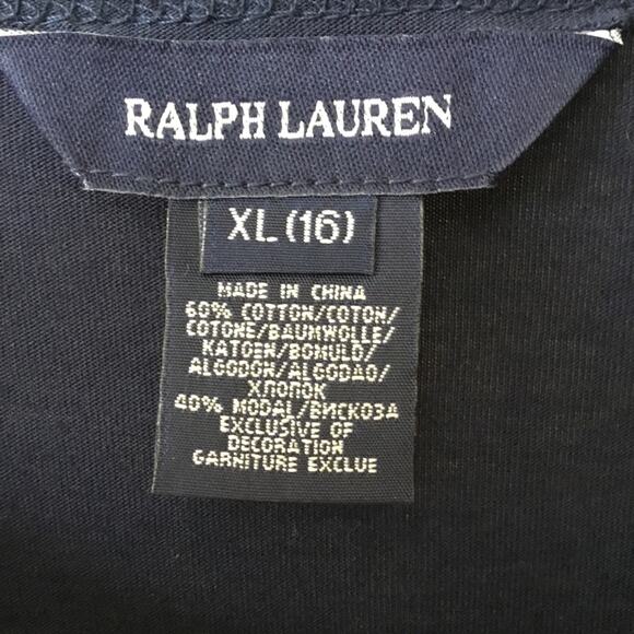 Ralph Lauren Girl Black Dress with Purple Belt - Picture 4 of 15